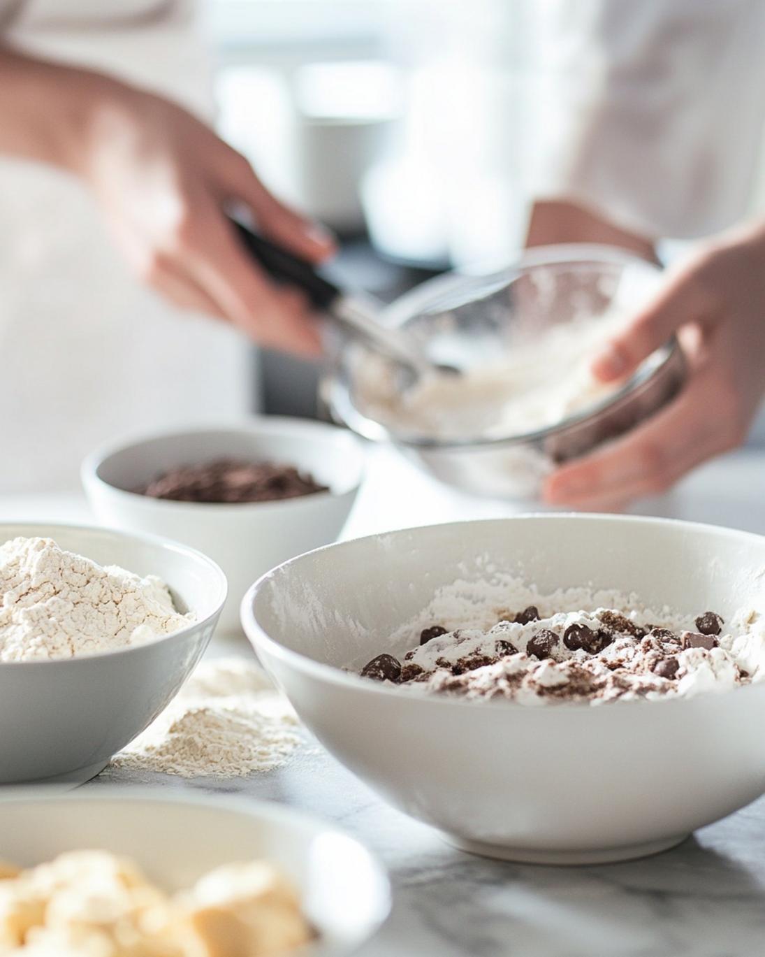 ingrediant of Best Chocolate Chip Shortbread Cookies Recipe