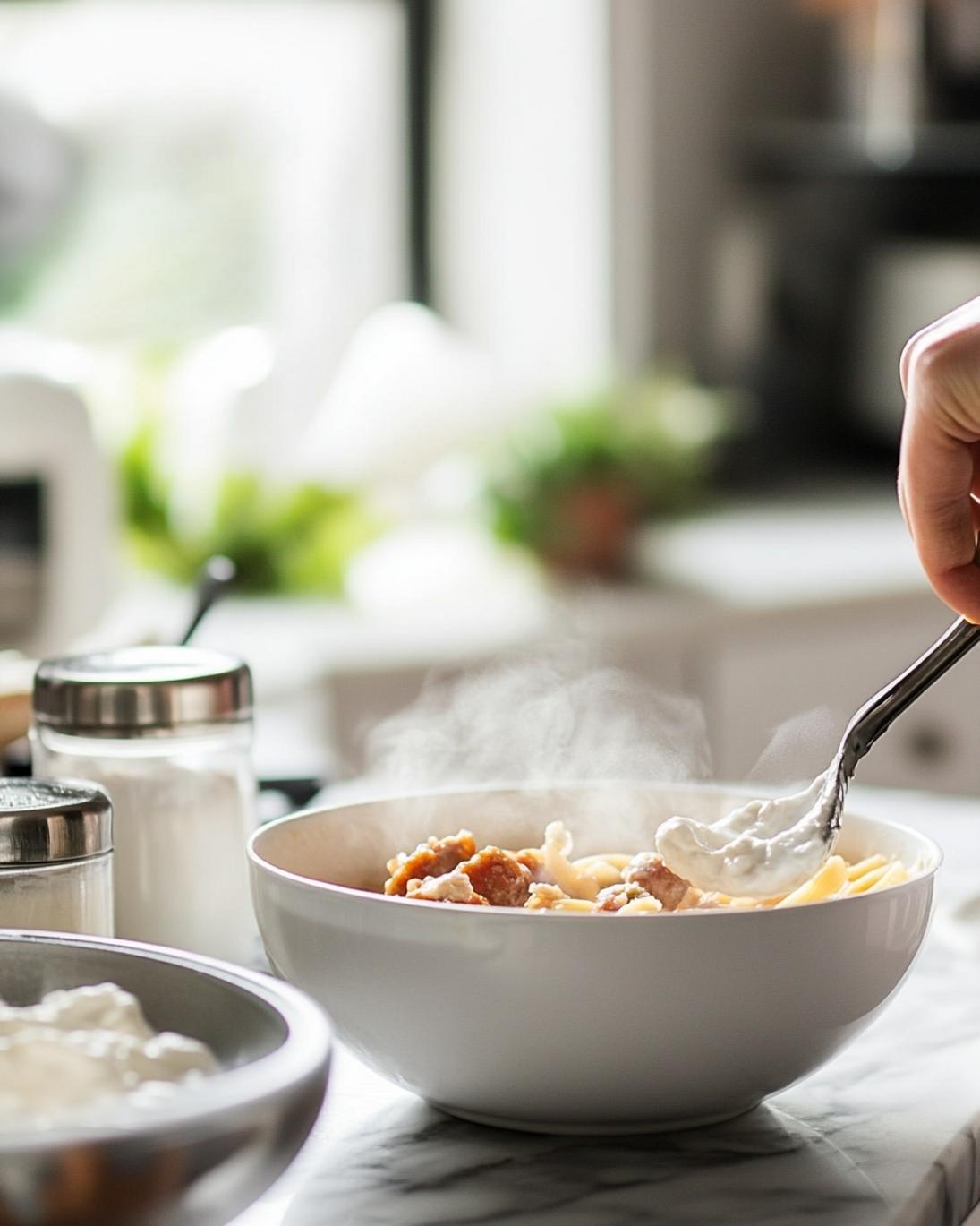 ingrediant of Creamy Smoked Sausage Pasta Recipe