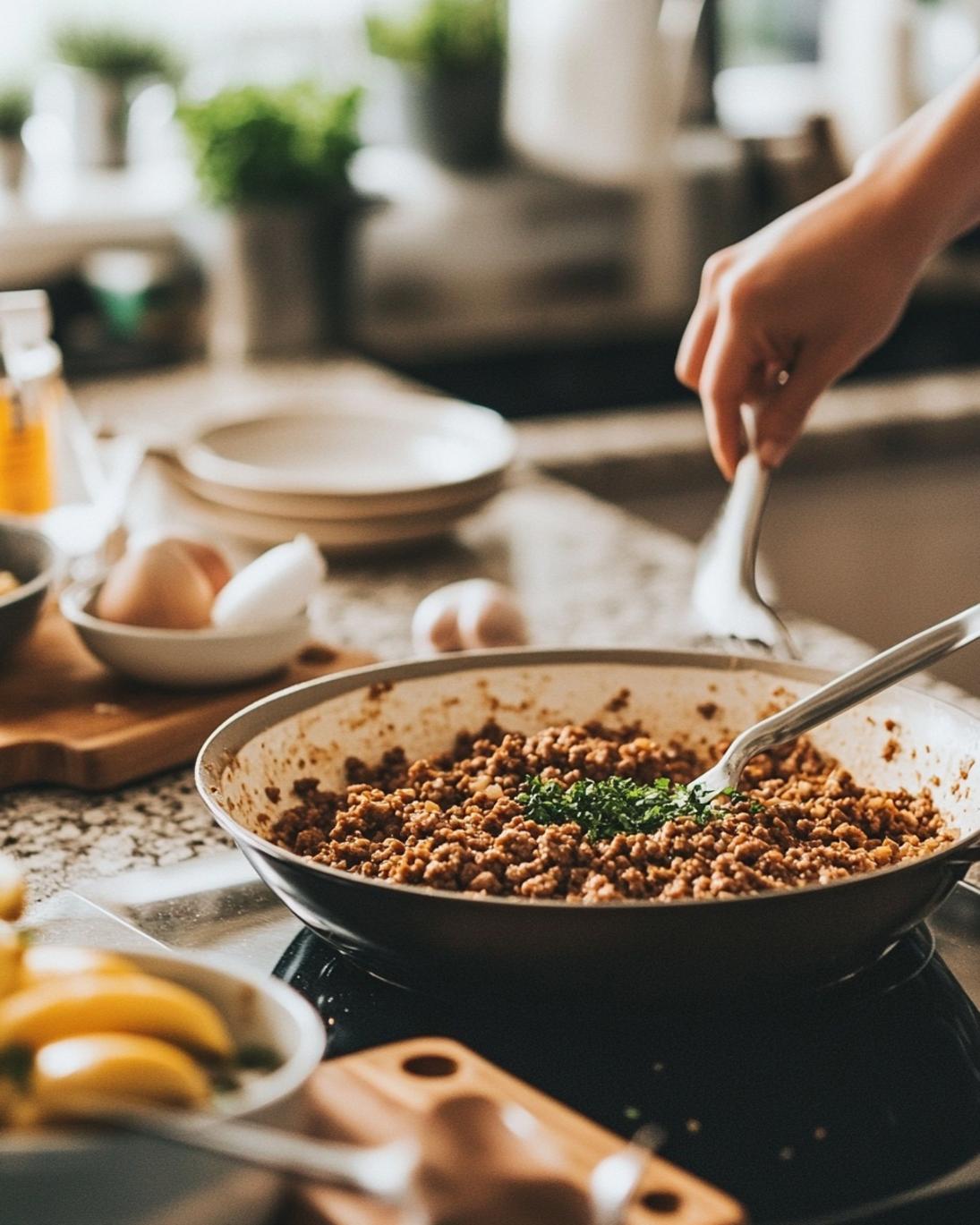 Easy Ground Beef Skillet Dinner Recipe 2 ingrediant of Easy Ground Beef Skillet Dinner Recipe