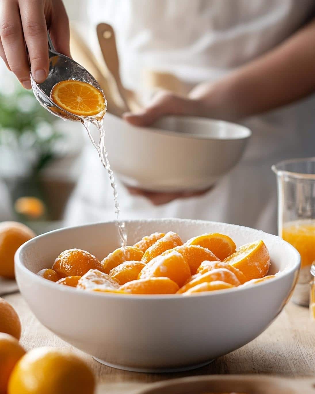 ingrediant of Glazed Candied Oranges 1