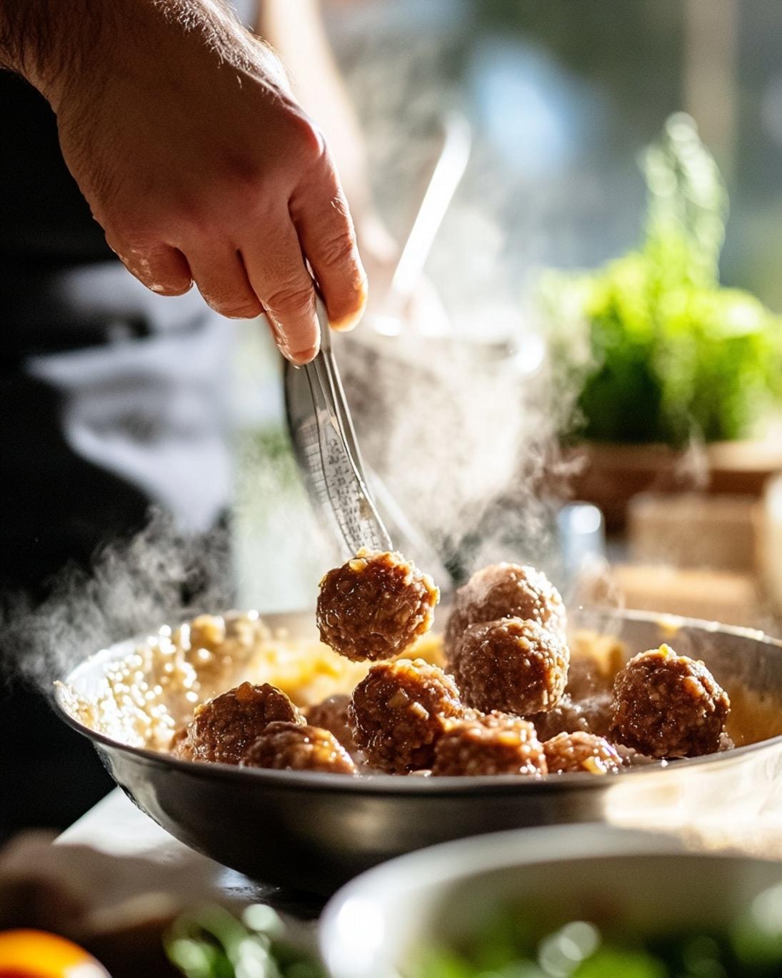 ingrediant of Slow Cooker Bourbon Apple Butter Meatballs Recipe 1